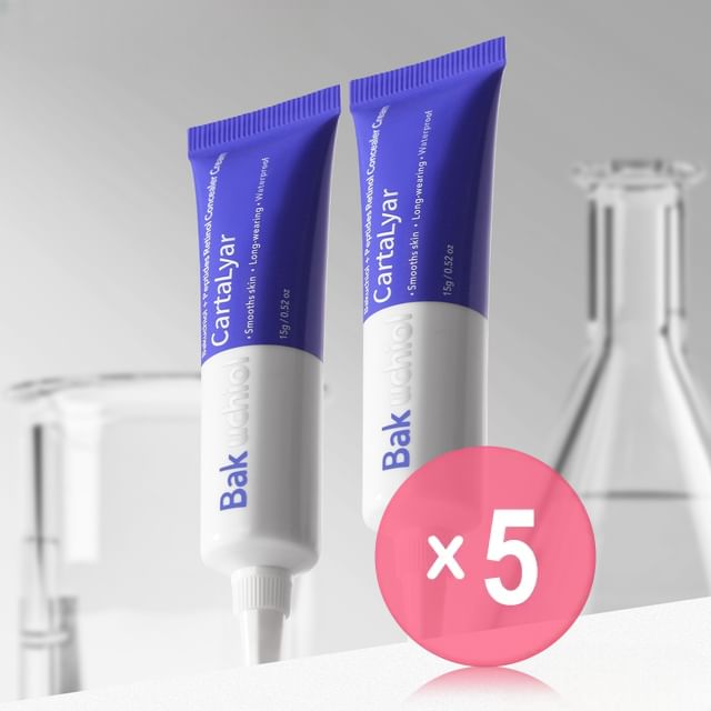 CartaLyar-Anticernes anti-âge au bakuchiol et rétinol - 3 teintes - lot de 5