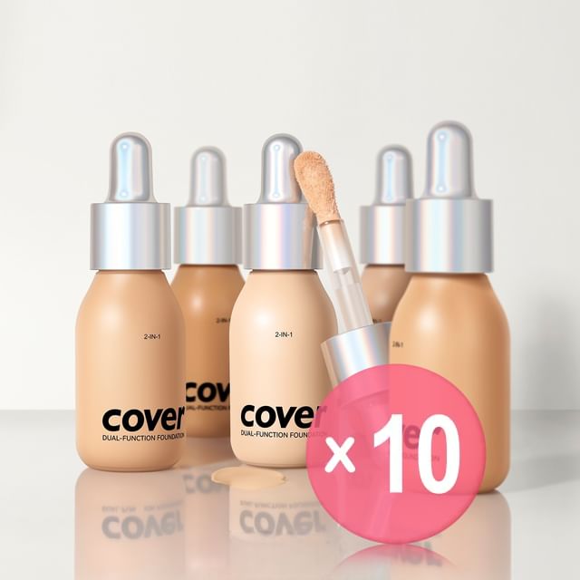 CartaLyar-Dual-Function Foundation - 6 Shades 10pcs Bundle Set