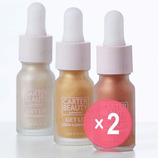 CARTER BEAUTY-Get Lit Liquid Illuminator 2pcs Bundle Set