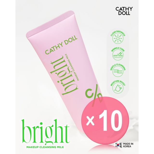 Cathy Doll-Bright Makeup Cleansing Milk 10pcs Bundle Set