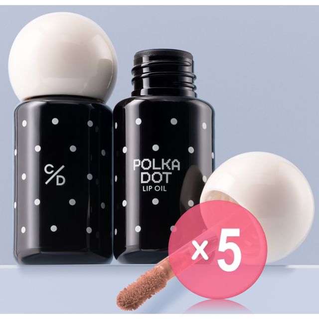 Cathy Doll-Polka Dot Lip Oil 5pcs Bundle Set