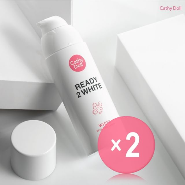 Cathy Doll-Ready 2 White White Boosting Cream 2pcs Bundle Set