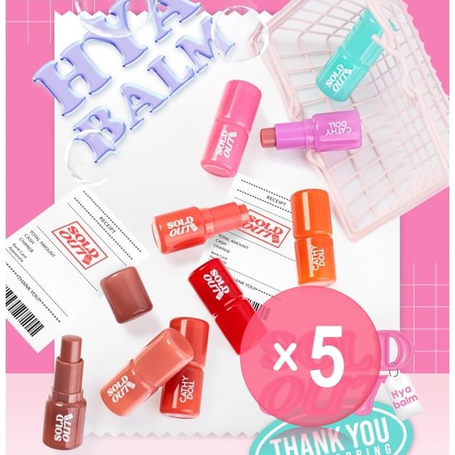 Cathy Doll-Sold Out Hya Balm 5pcs Bundle Set