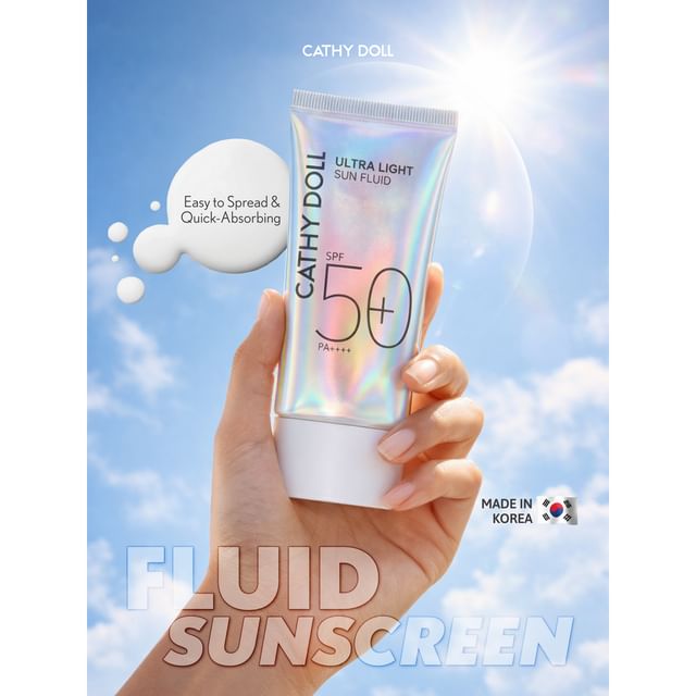 Cathy Doll-Ultra Light Sun Fluid SPF 50 PA