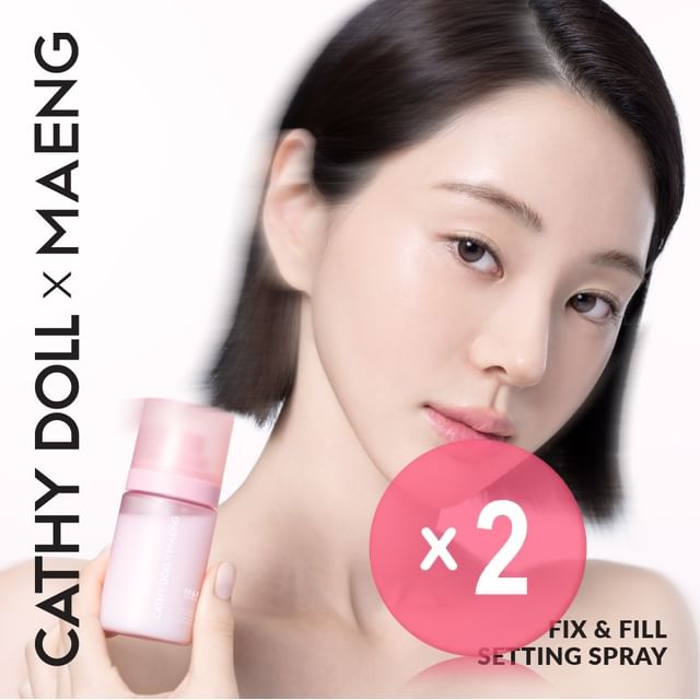 Cathy Doll-x Maeng Fix Fill Setting Spray 2pcs Bundle Set