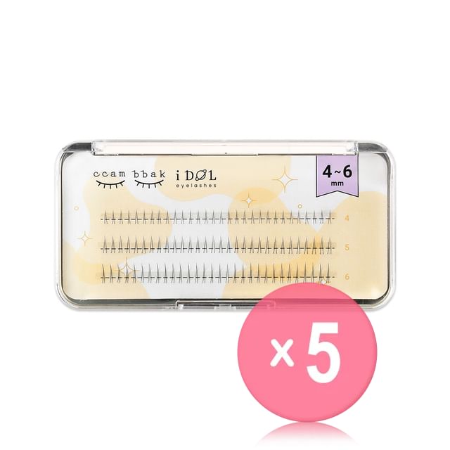 ccam bbak-I Dol Lash Under V Type 4mm5mm6mm Mix 5pcs Bundle Set