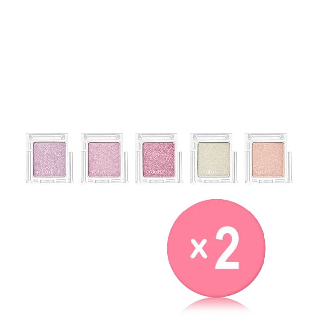 ccam bbak-Mood TOK Single Shadow Glitter - 5 Colors 2pcs Bundle Set