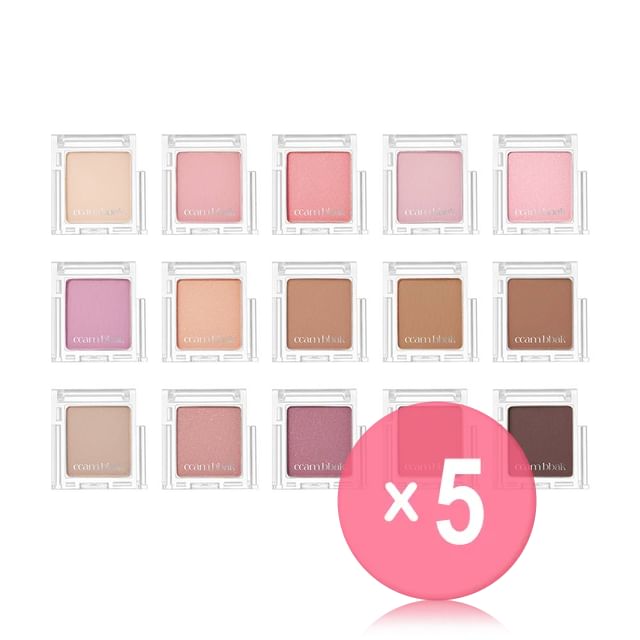 ccam bbak-Mood TOK Single Shadow Matte - 15 Colors 5pcs Bundle Set