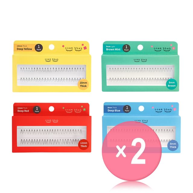 ccam bbak-Original Eyelash 1 Point - 13 Types 2pcs Bundle Set