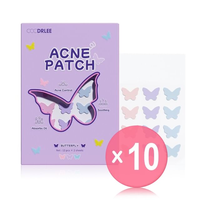CCCDRLEE-Butterfly Acne Patch 10pcs Bundle Set