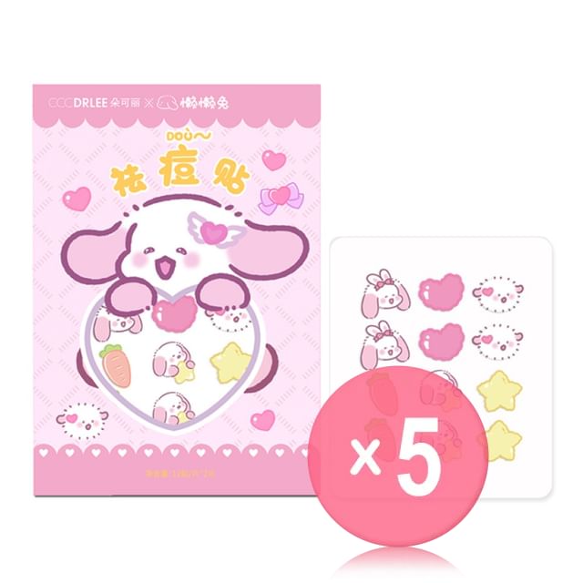 CCCDRLEE-Lazy Rabbit Edition Acne Patch 5pcs Bundle Set
