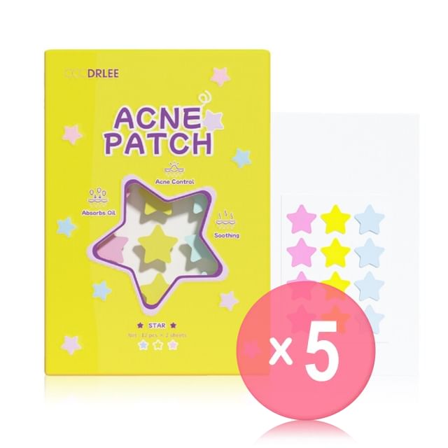CCCDRLEE-Star Acne Patch 5pcs Bundle Set