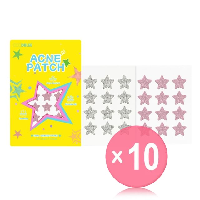 CCCDRLEE-Two-Toned Stars Acne Patch 10pcs Bundle Set