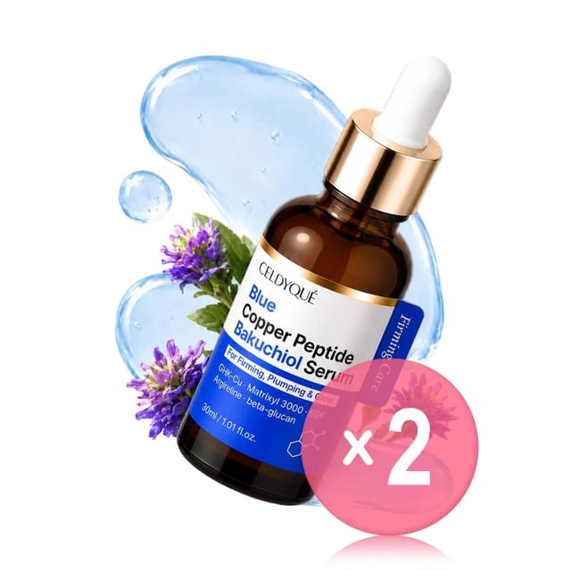CELDYQUE-Blue Copper Peptide Bakuchiol Serum 2pcs Bundle Set