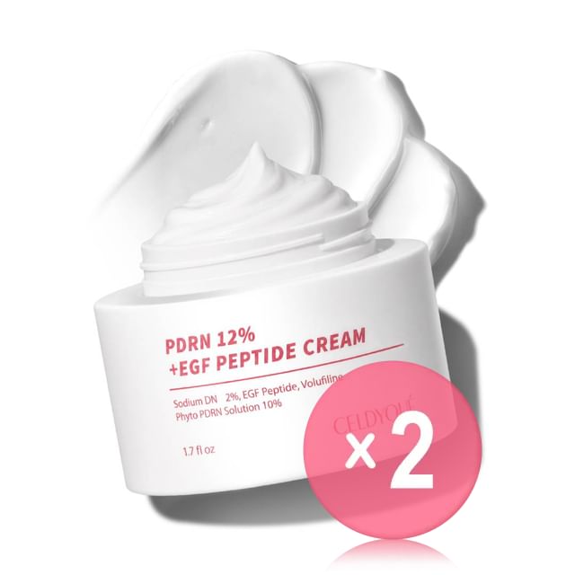 CELDYQUE-PDRN 12 EGF Peptide Cream 2pcs Bundle Set