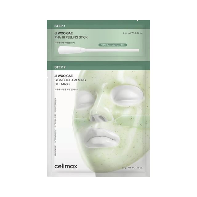 celimax-JIWOOGAE Cica Cool-Calming Gel Mask - Masque hydrogel apaisant à la cica