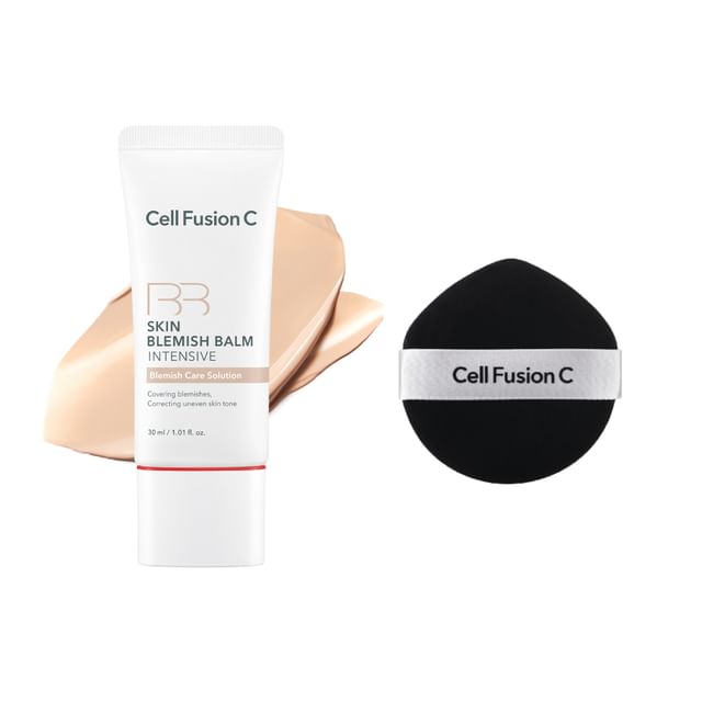 Cell Fusion C-Bundle Skin Blemish Balm Intensive Multi-Use Base Puff Set - 6 Colors