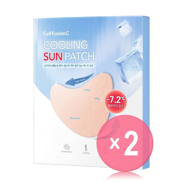 Cell Fusion C-Cooling Sun Patch 2pcs Bundle Set