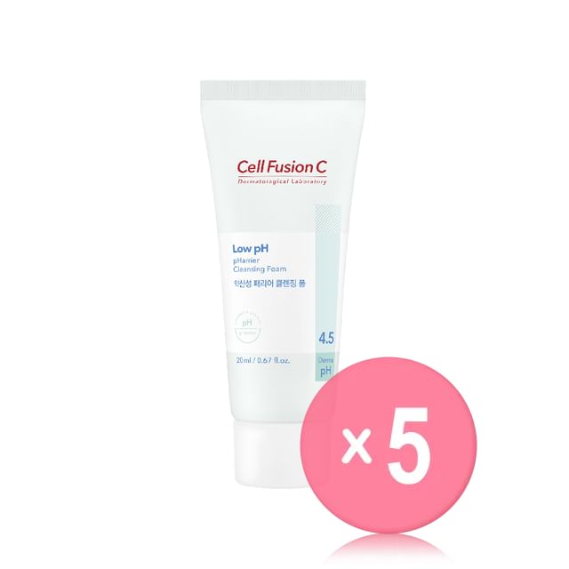 Cell Fusion C-Low pH pHarrier Cleansing Foam Mini 5pcs Bundle Set