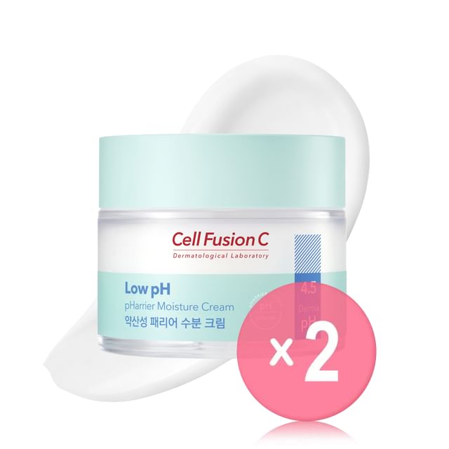 Cell Fusion C-Low pH pHarrier Moisture Cream 2pcs Bundle Set