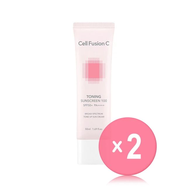 Cell Fusion C-Toning Sunscreen 100 2pcs Bundle Set