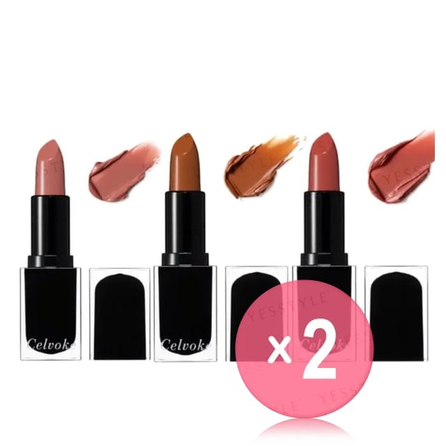 Celvoke-Rouge Eau Muted Glow 2pcs Bundle Set