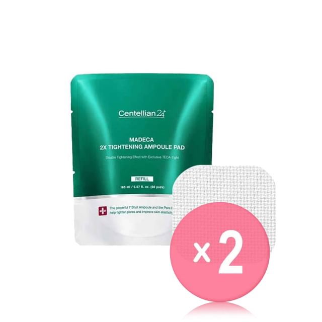 Centellian24-Madeca 2X Tightening Ampoule Pad Refill Only 2pcs Bundle Set