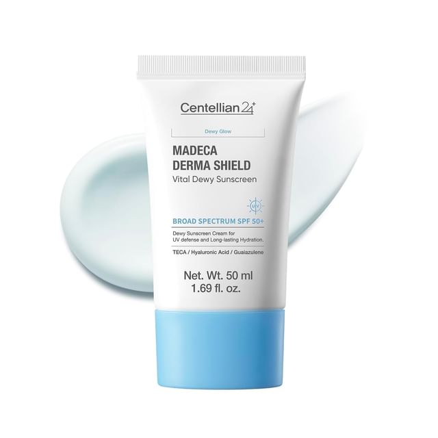Centellian24-Madeca Derma Shield Vital Dewy Sunscreen - Crème solaire hydratante effet rosée