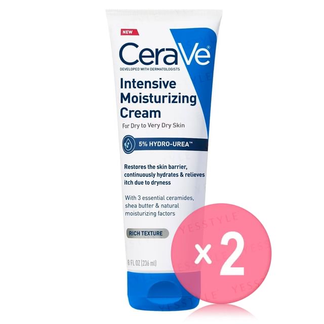 CeraVe-Intensive Moisturizing Cream 5 Hydro-Urea Regular 2pcs Bundle Set