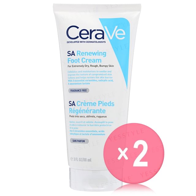 CeraVe-SA Renewing Foot Cream 2pcs Bundle Set
