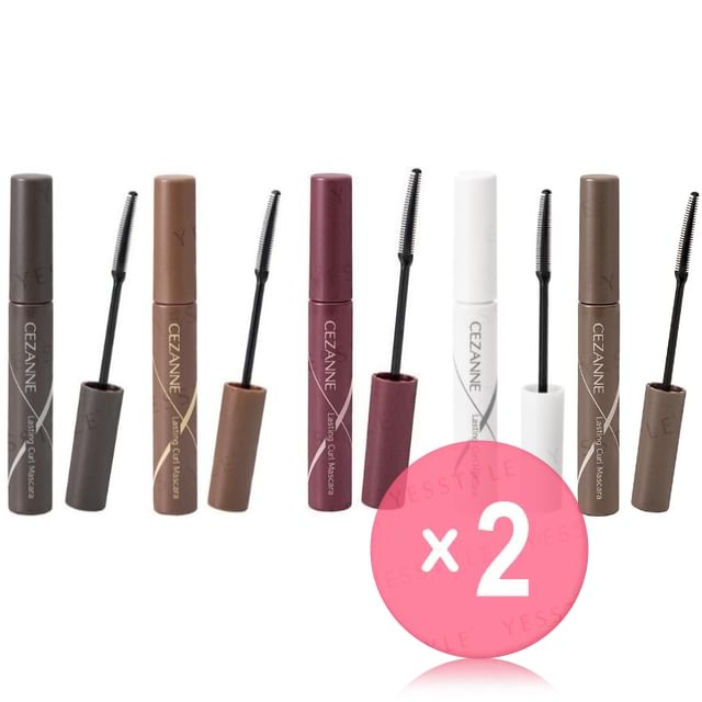 CEZANNE-Lasting Curl Mascara 2pcs Bundle Set