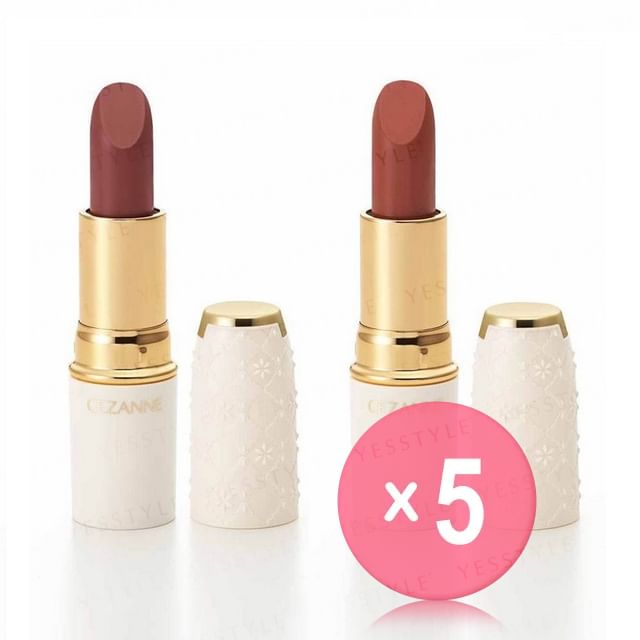 CEZANNE-Lasting Lip Color N 5pcs Bundle Set