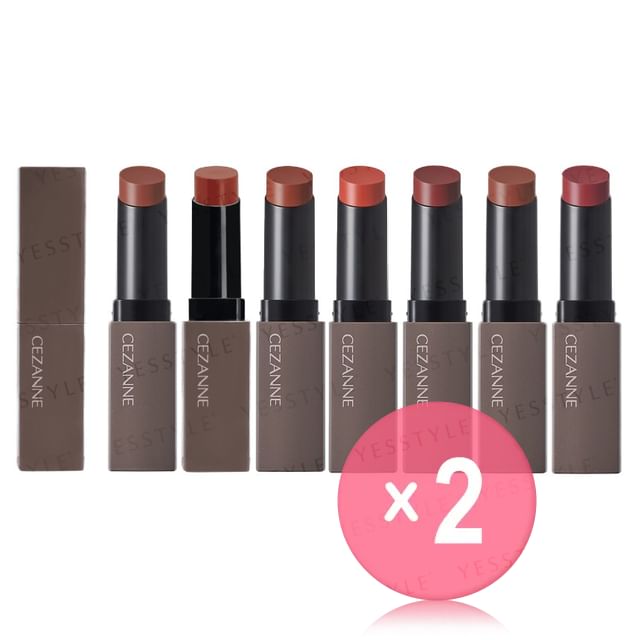 CEZANNE-Lip Color Shield 2pcs Bundle Set