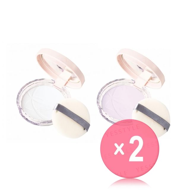 CEZANNE-Poreless Fix Powder 2pcs Bundle Set