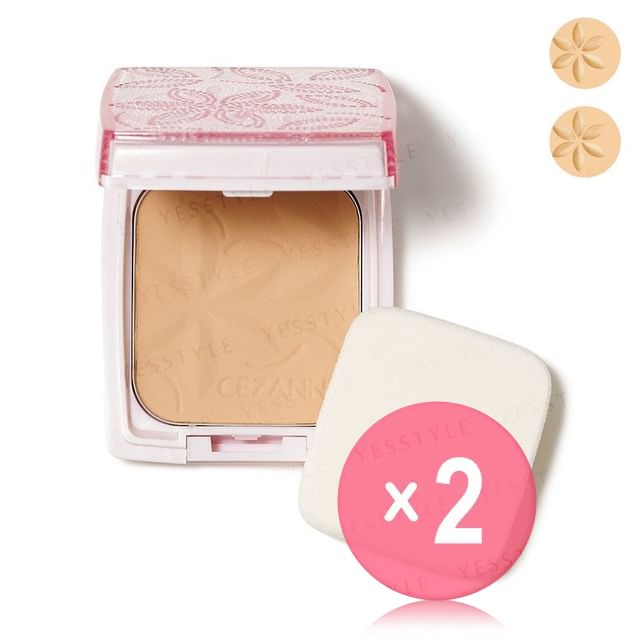 CEZANNE-Ultra Cover UV Pact SPF 50 PA 2pcs Bundle Set