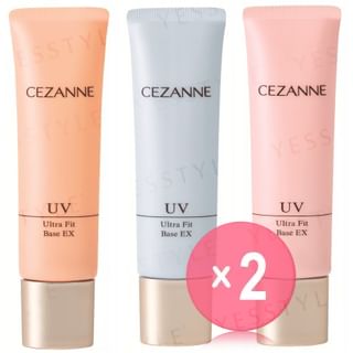 CEZANNE-UV Ultra Fit Base EX SPF 30 PA 2pcs Bundle Set