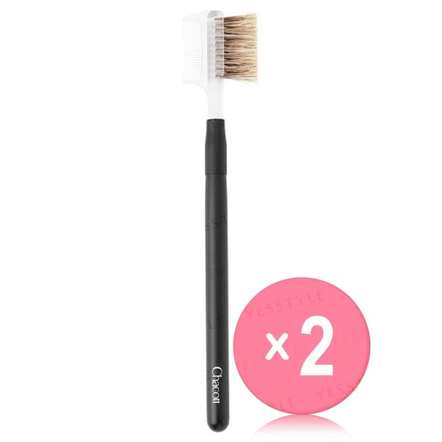 Chacott-Brush With Eyebrow Comb 080 2pcs Bundle Set