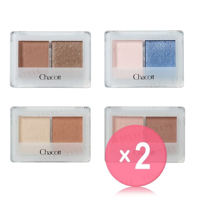 Chacott-Eyeshadow Duo 2pcs Bundle Set