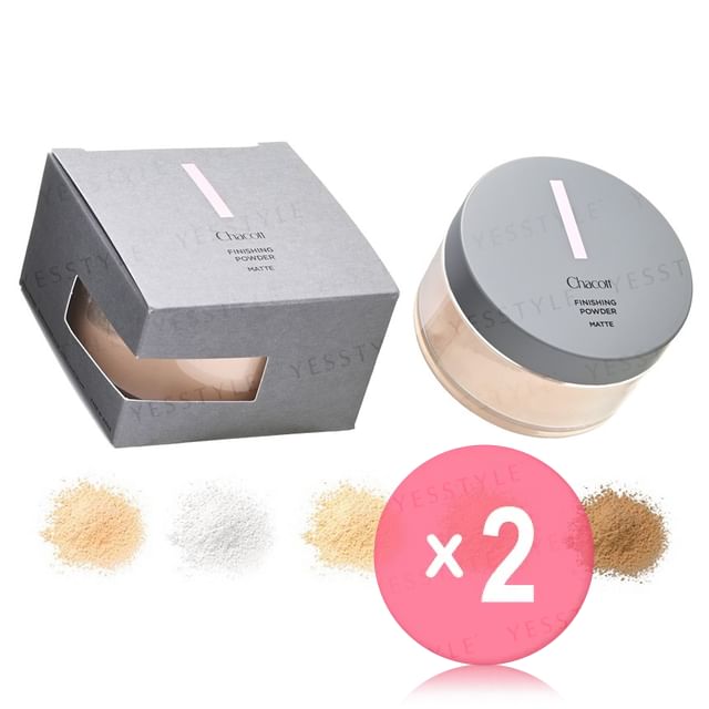 Chacott-Finishing Powder Matte 2pcs Bundle Set