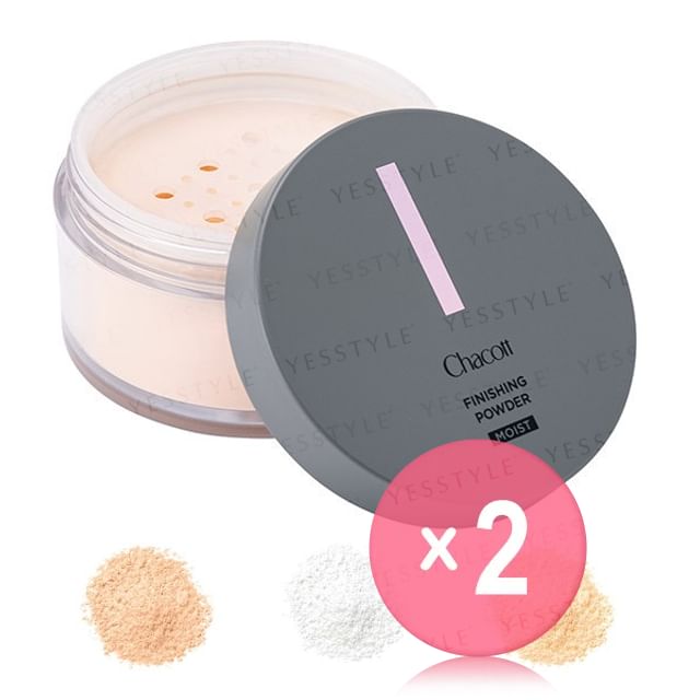 Chacott-Finishing Powder Moist 2pcs Bundle Set