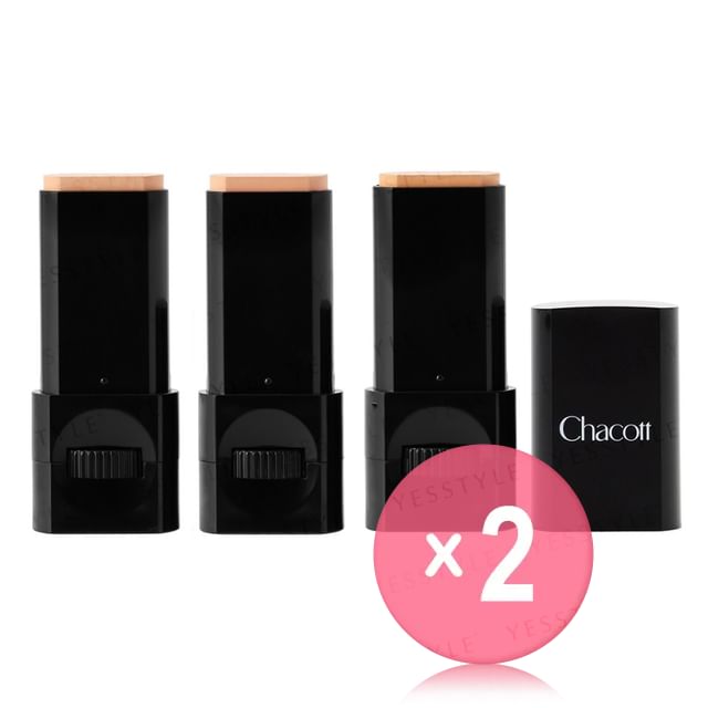 Chacott-Stick Foundation N 2pcs Bundle Set