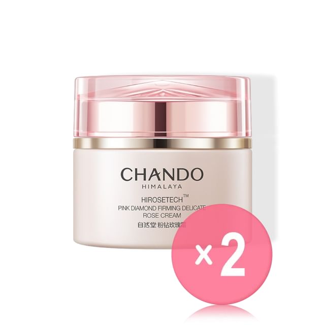 CHANDO-Pink Diamond Firming Delicate Rose Cream 2pcs Bundle Set