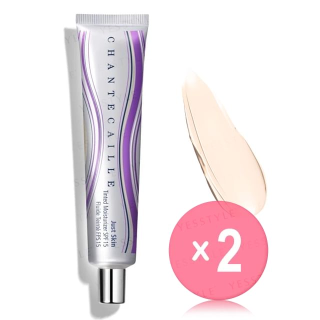 Chantecaille-Just Skin Tinted Moisturizer SPF 15 Aura 2pcs Bundle Set