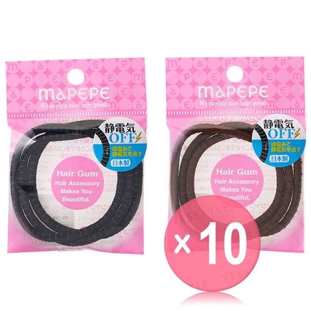 Chantilly-Mapepe Static Hair Tie 10pcs Bundle Set