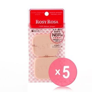 Chantilly-Rosy Rosa Make Up Sponge N Square 5pcs Bundle Set