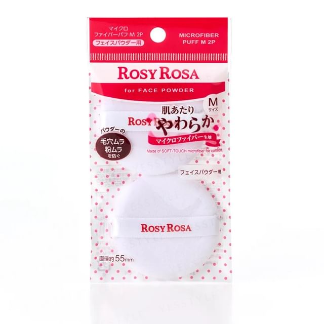 Chantilly-Rosy Rosa Microfiber Puff M For Face Powder