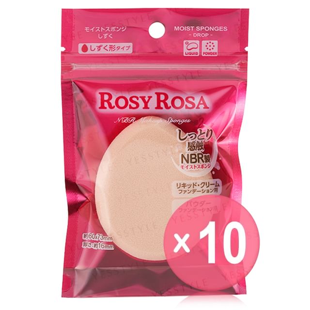 Chantilly-Rosy Rosa Nbr Make Up Sponge 10pcs Bundle Set