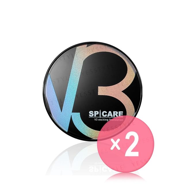 CHARIS - Co-SPICARE V3 Exciting Foundation SPF 37 2pcs Bundle Set