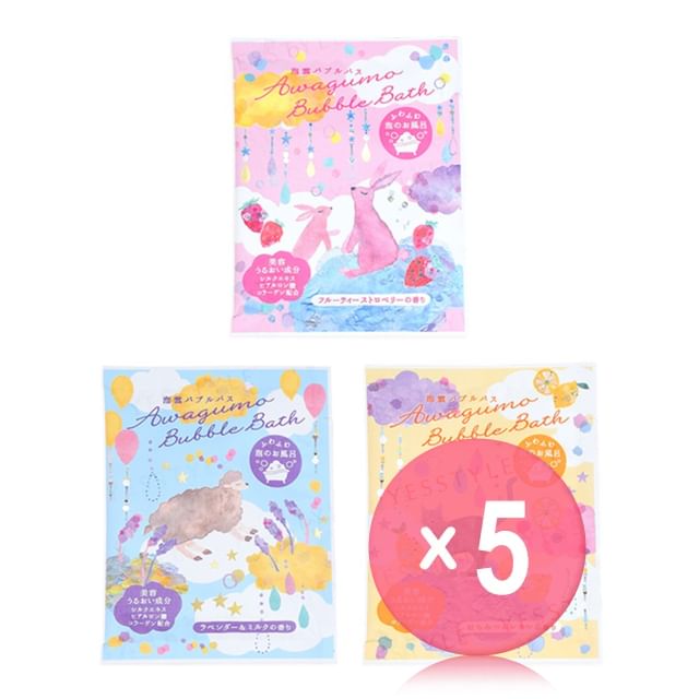 CHARLEY-Awagumo Bubble Bath 5pcs Bundle Set