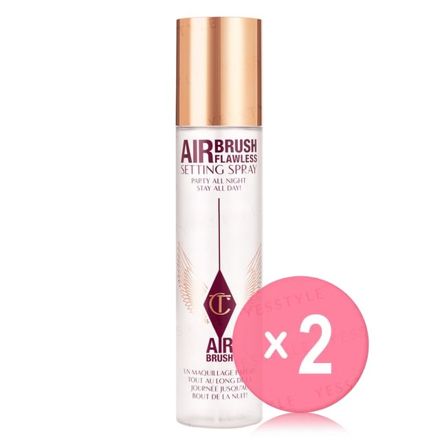 Charlotte Tilbury-Airbrush Flawless Setting Spray 2pcs Bundle Set